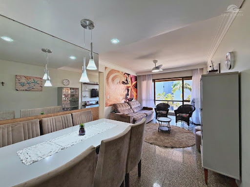 Apartamento Mobiliado, Vista Mar e Localização Privilegiada