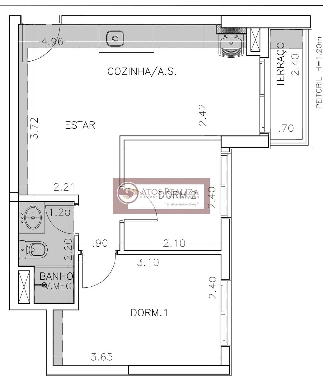 Apartamento à venda com 2 quartos, 1 banheiro, 1 vaga e 40m² no Socorro, São Paulo (SP) — foto 6 de 6