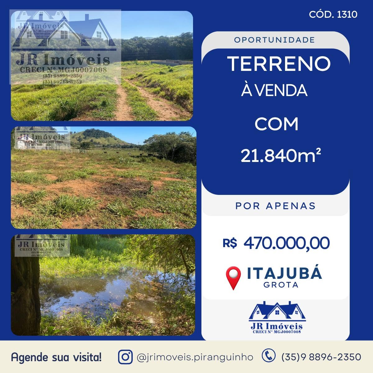 Terreno à venda com 21840m² de terreno no Grota, Itajubá — foto principal