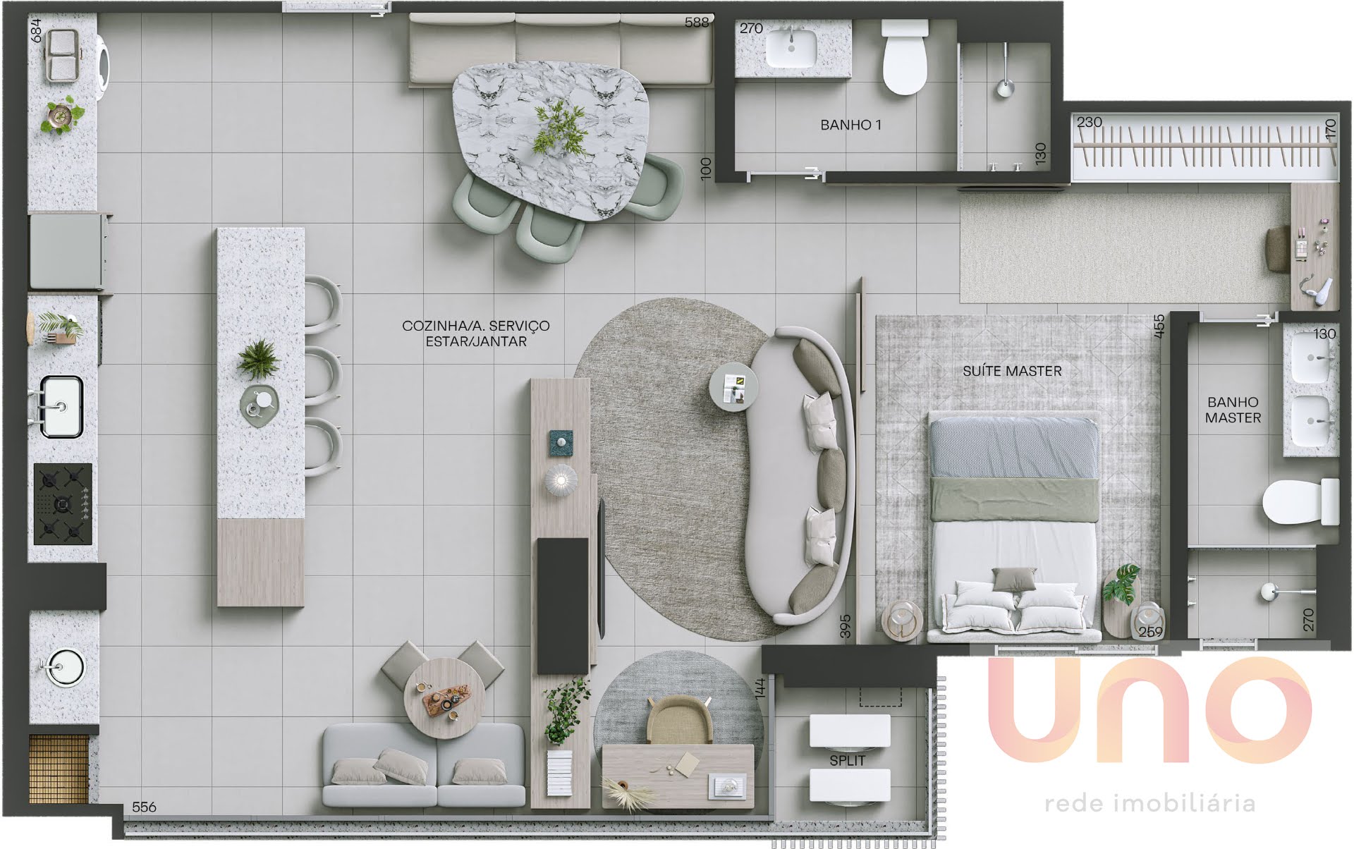 Apartamento à venda com 3 quartos, 1 suíte, 2 vagas e 102m² no Via Park, Campo Grande (MS) — foto 25 de 30