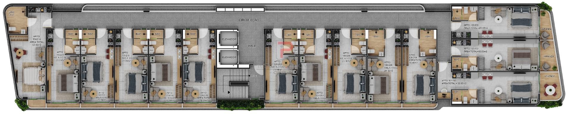 Apartamento à venda com 1 quarto, 1 banheiro e 31m² no Manaíra, João Pessoa (PB) — foto 21 de 25