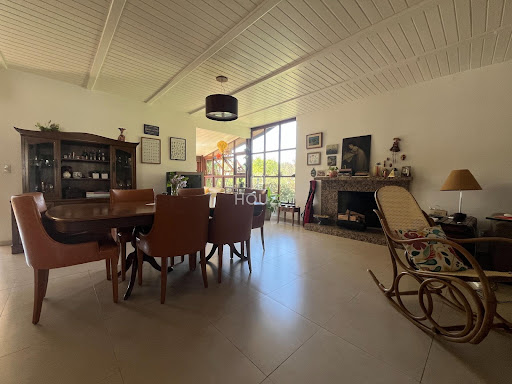 Sala de Jantar e Lareira