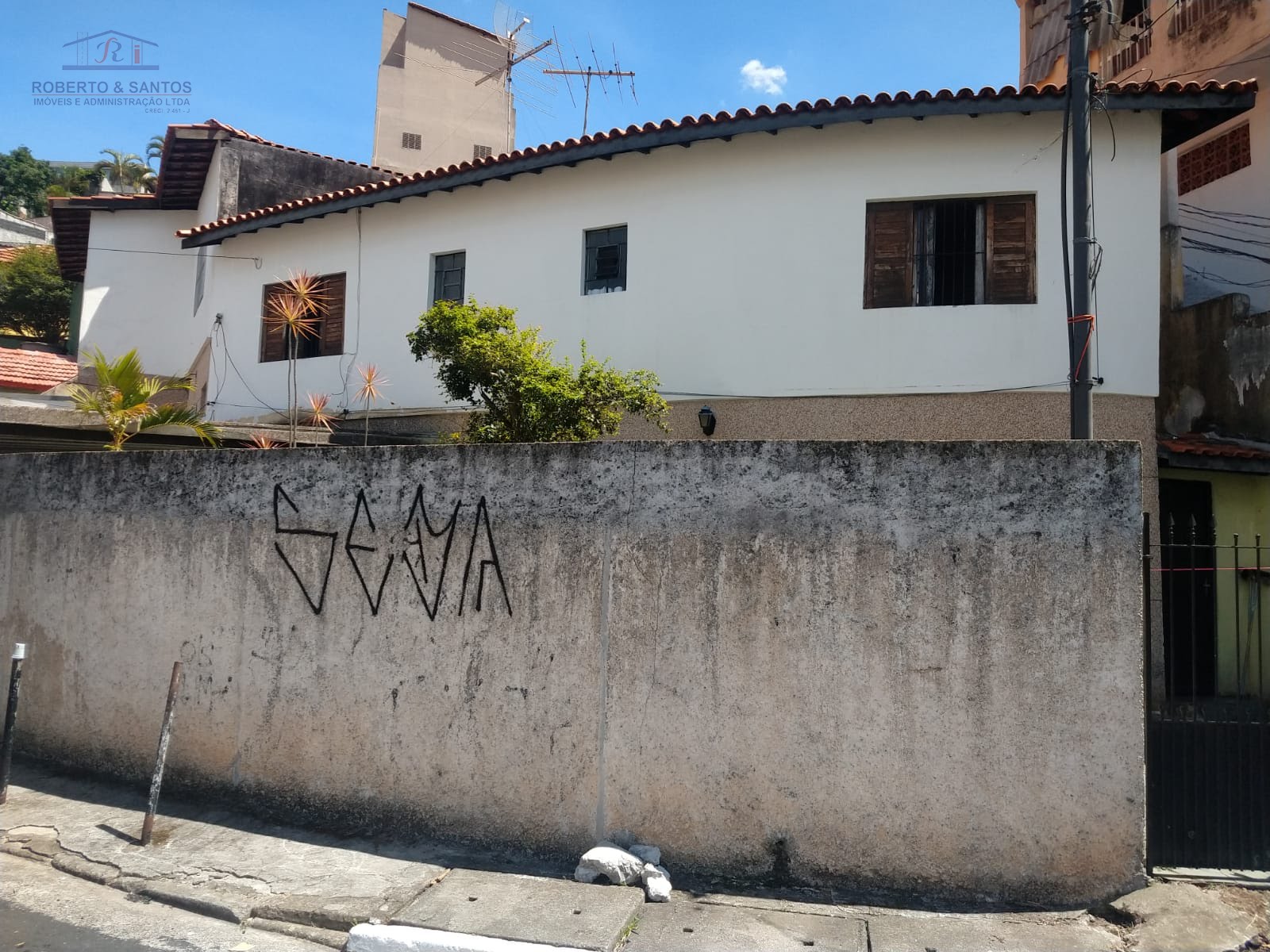 Vista do sobrado
