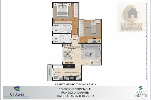 Apartamento em Santa Terezinha  -  Belo Horizonte
