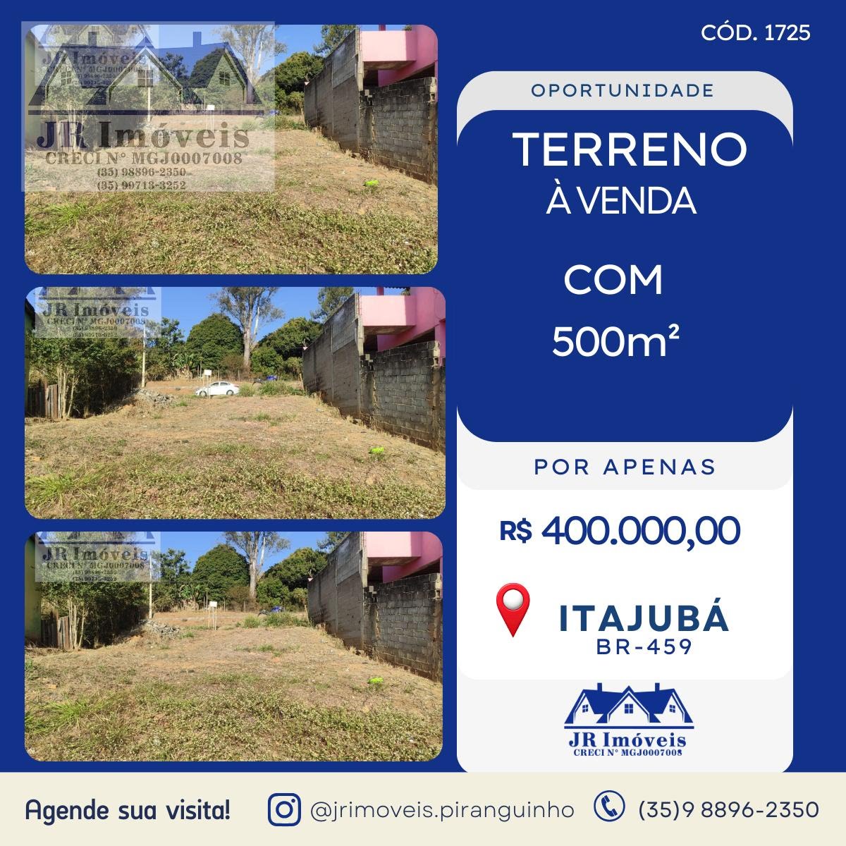 Terreno à venda com 500m² de terreno no 459, Itajubá — foto principal
