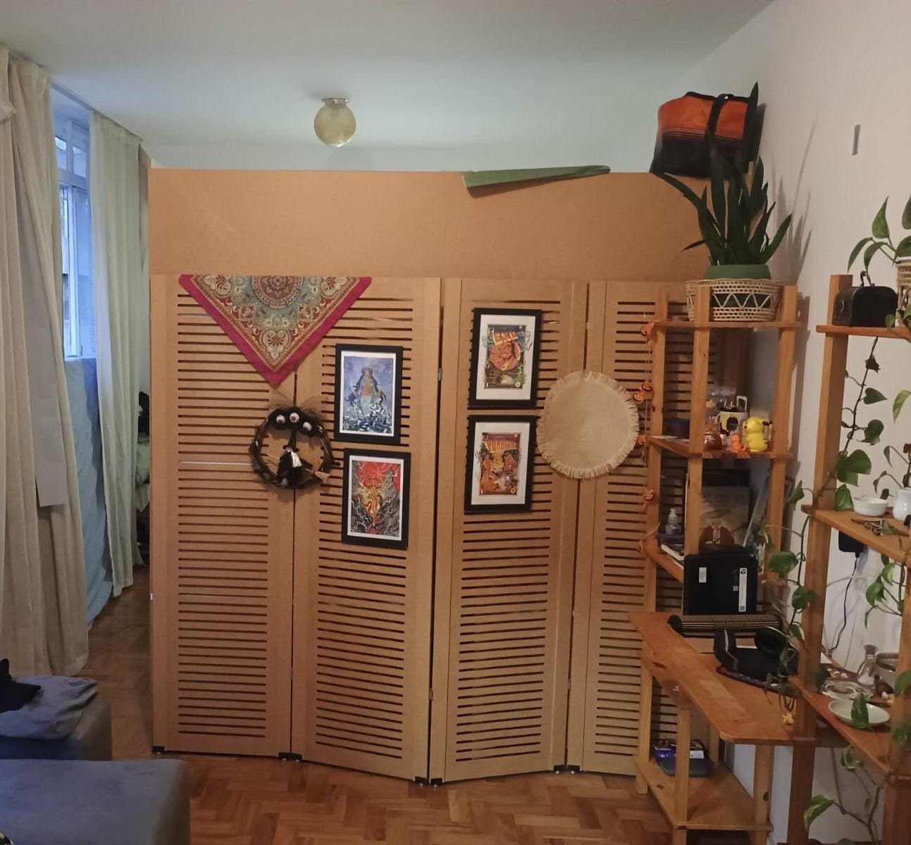 Divisória sala/quarto