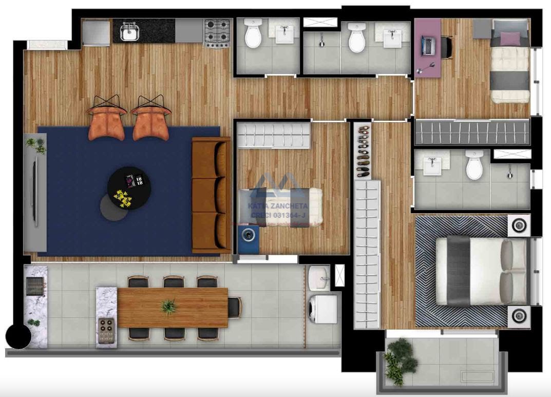 Apartamento à venda com 2 quartos, 2 suítes e 69m² no Pinheiros, São Paulo (SP) — foto 21 de 21