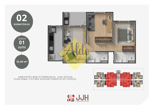 Apartamento  em Vila Rica - São Pedro, SP