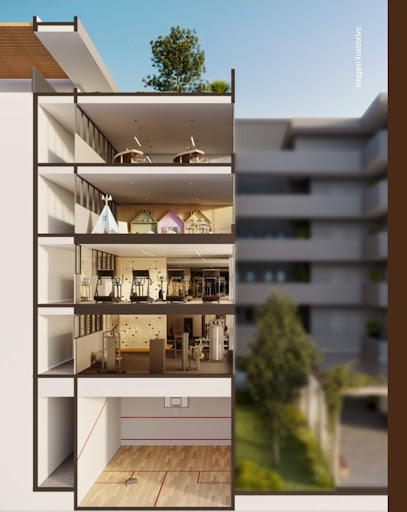 Apartamento de alto padrão em residencial frente ao mar 