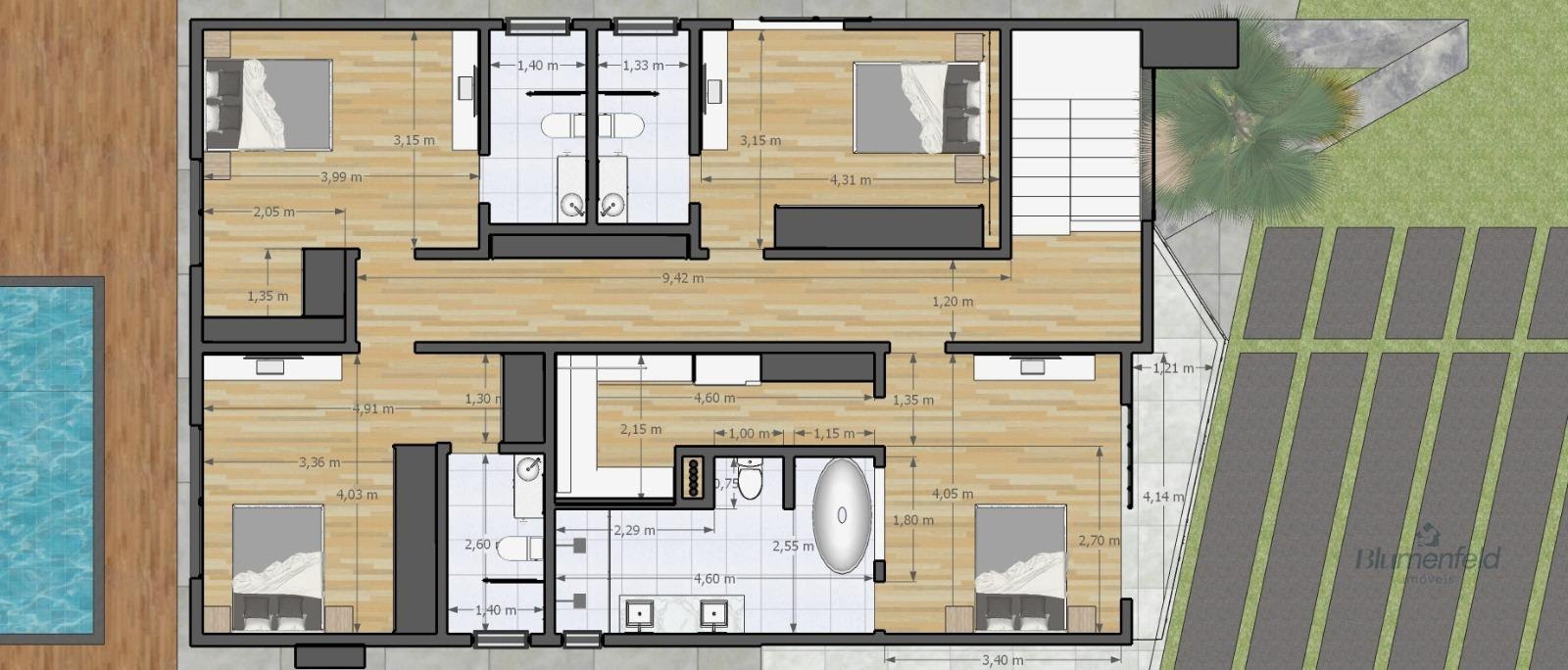 Casa à venda com 4 quartos, 4 suítes, 2 vagas e 270m² no Condomínio Real Park, Arujá (SP) — foto 7 de 7