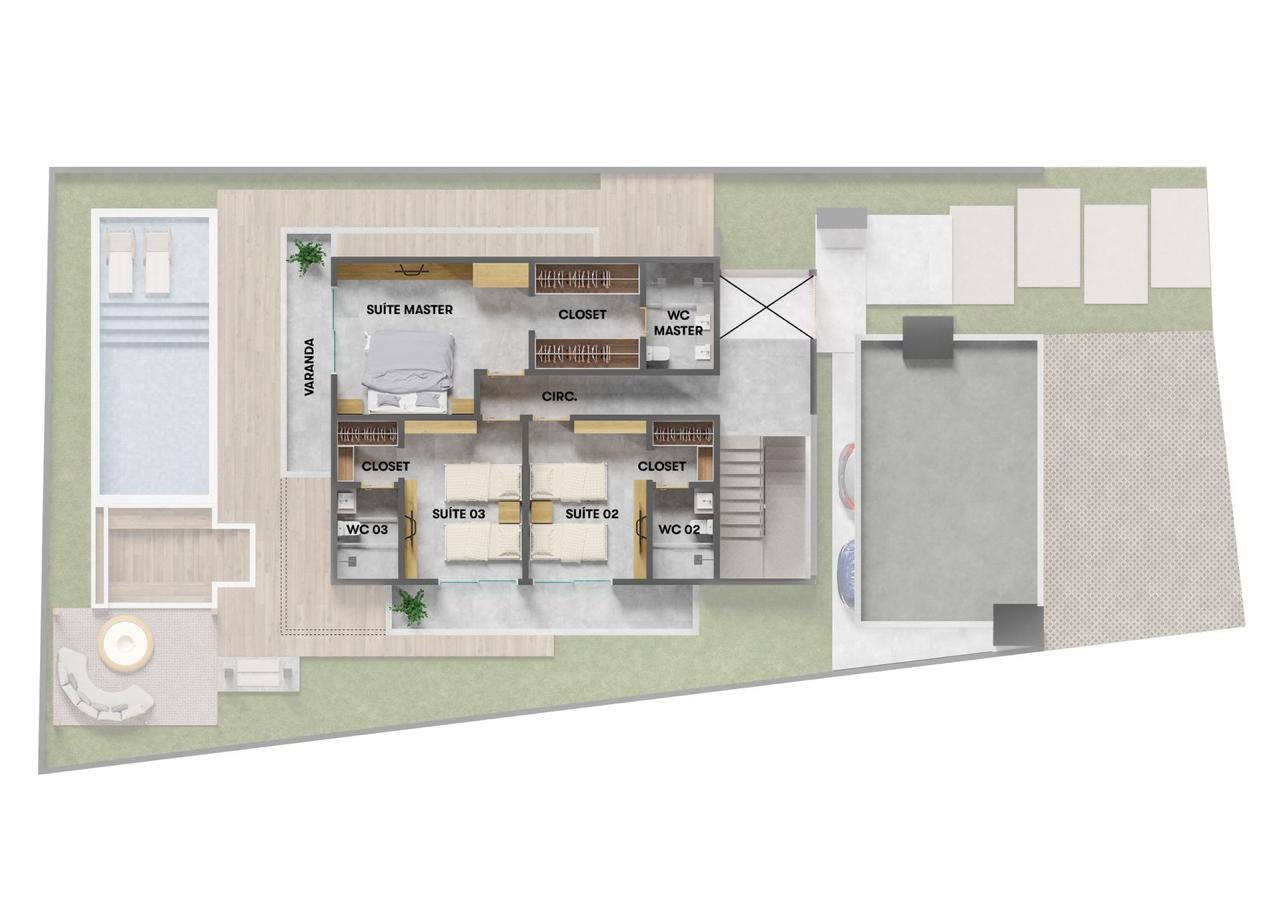 Casa à venda com 4 quartos, 4 suítes, 4 vagas e 280m² no Sim, Feira de Santana (BA) — foto 10 de 10