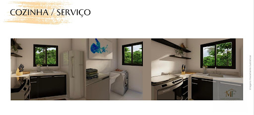 COZINHA E ÁREA DE SERVIÇO