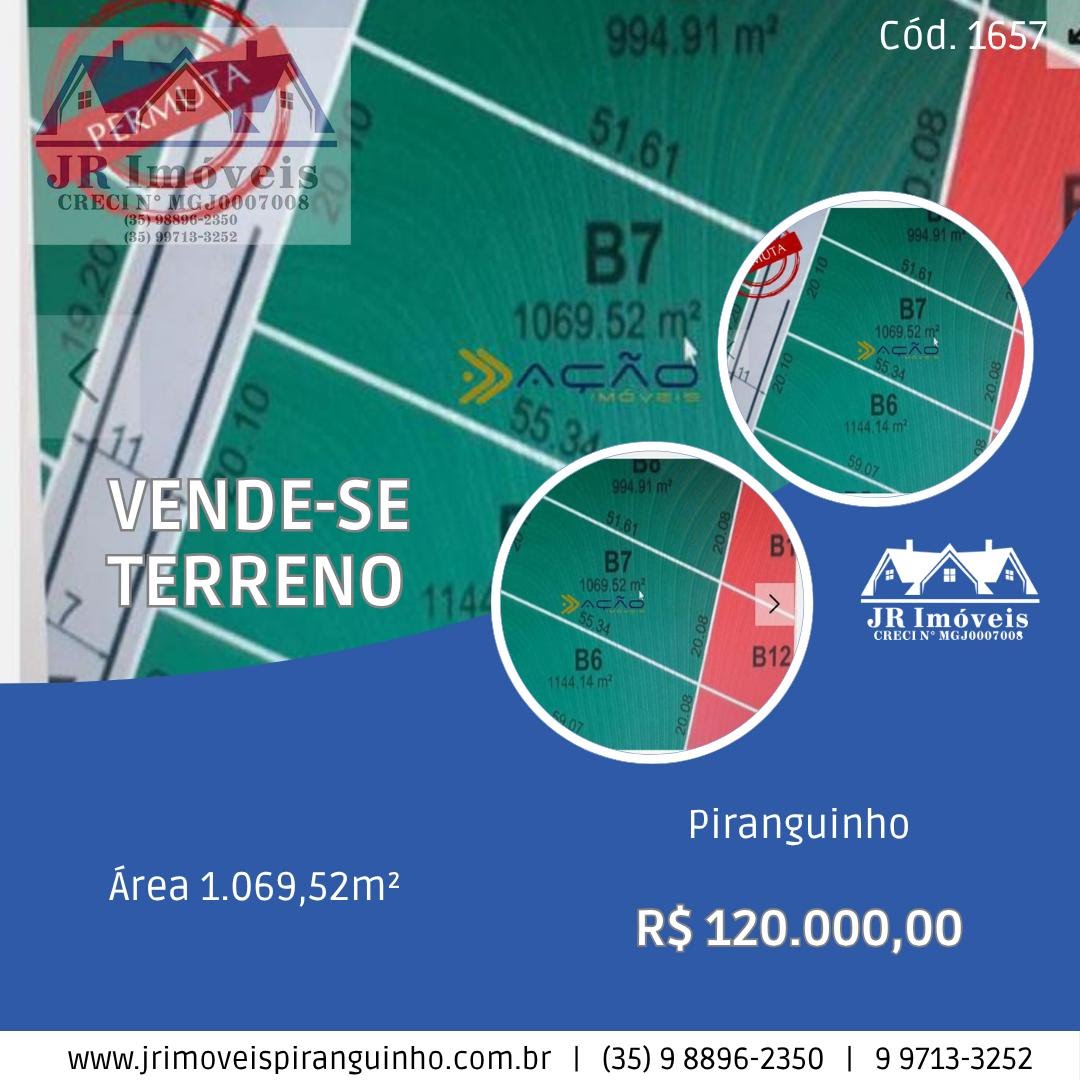 Terreno à venda com 1069m² de terreno no Bairro Laje, Piranguinho (MG) — foto 2 de 3