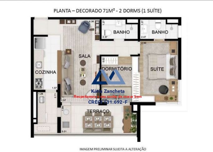 Apartamento à venda com 2 quartos, 1 suíte, 1 vaga e 54m² no Moema, São Paulo (SP) — foto 19 de 27
