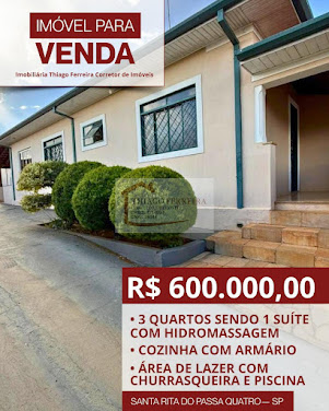Casa em Vila Formoso  -  Santa Rita do Passa Quatro