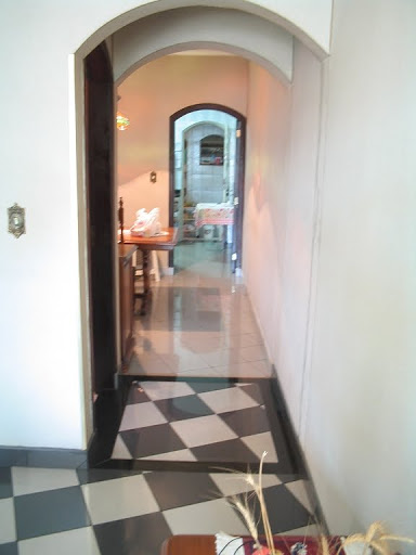 Detalhe do corredor porcelanato