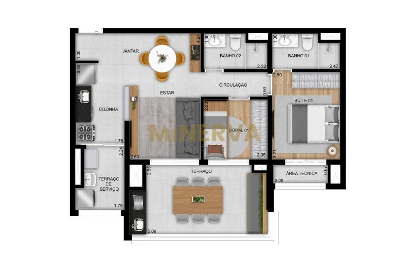 Apartamento à venda com 2 quartos, 1 suíte, 1 vaga e 69m² no Cidade Patriarca, São Paulo (SP) — foto 8 de 8