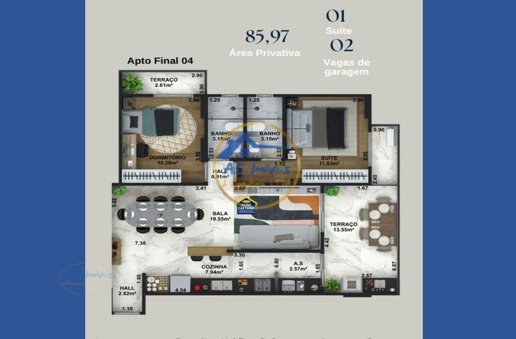 Apartamento à venda com 1 quarto, 1 banheiro, 1 vaga e 56m² no Guilhermina, Praia Grande (SP) — foto 23 de 26