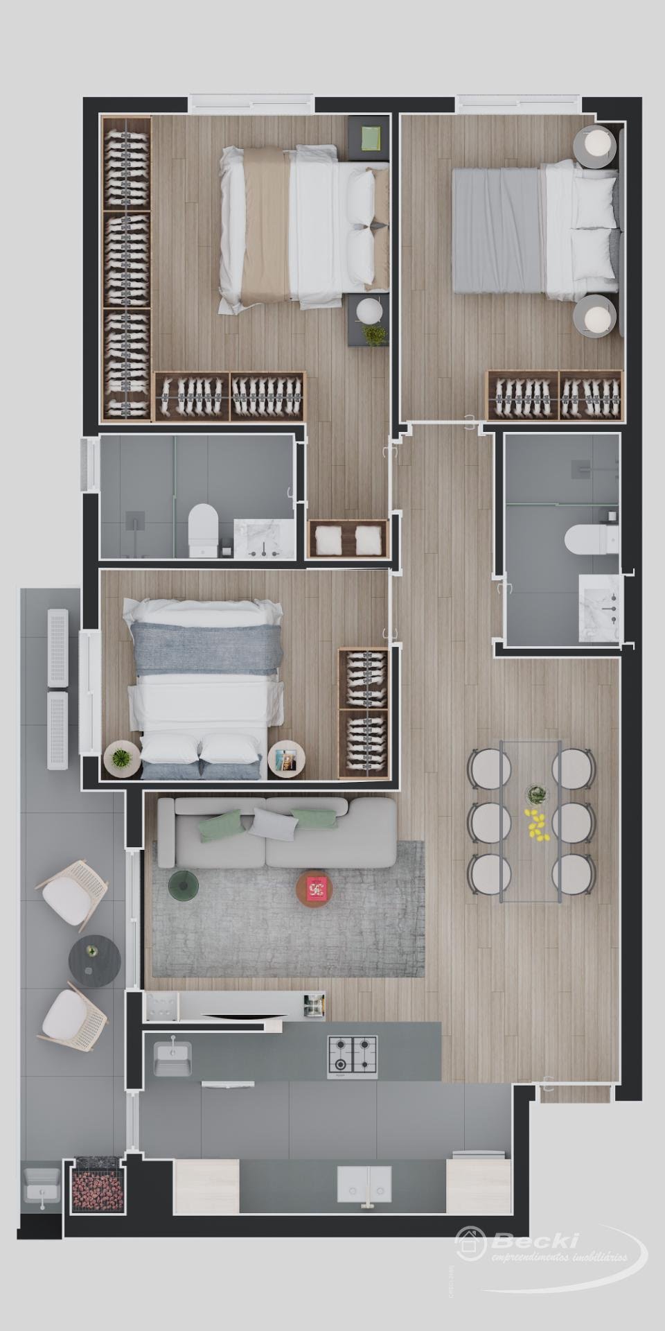 Apartamento à venda com 3 quartos, 1 suíte, 1 vaga e 85m² no Saguaçu, Joinville (SC) — foto 19 de 19