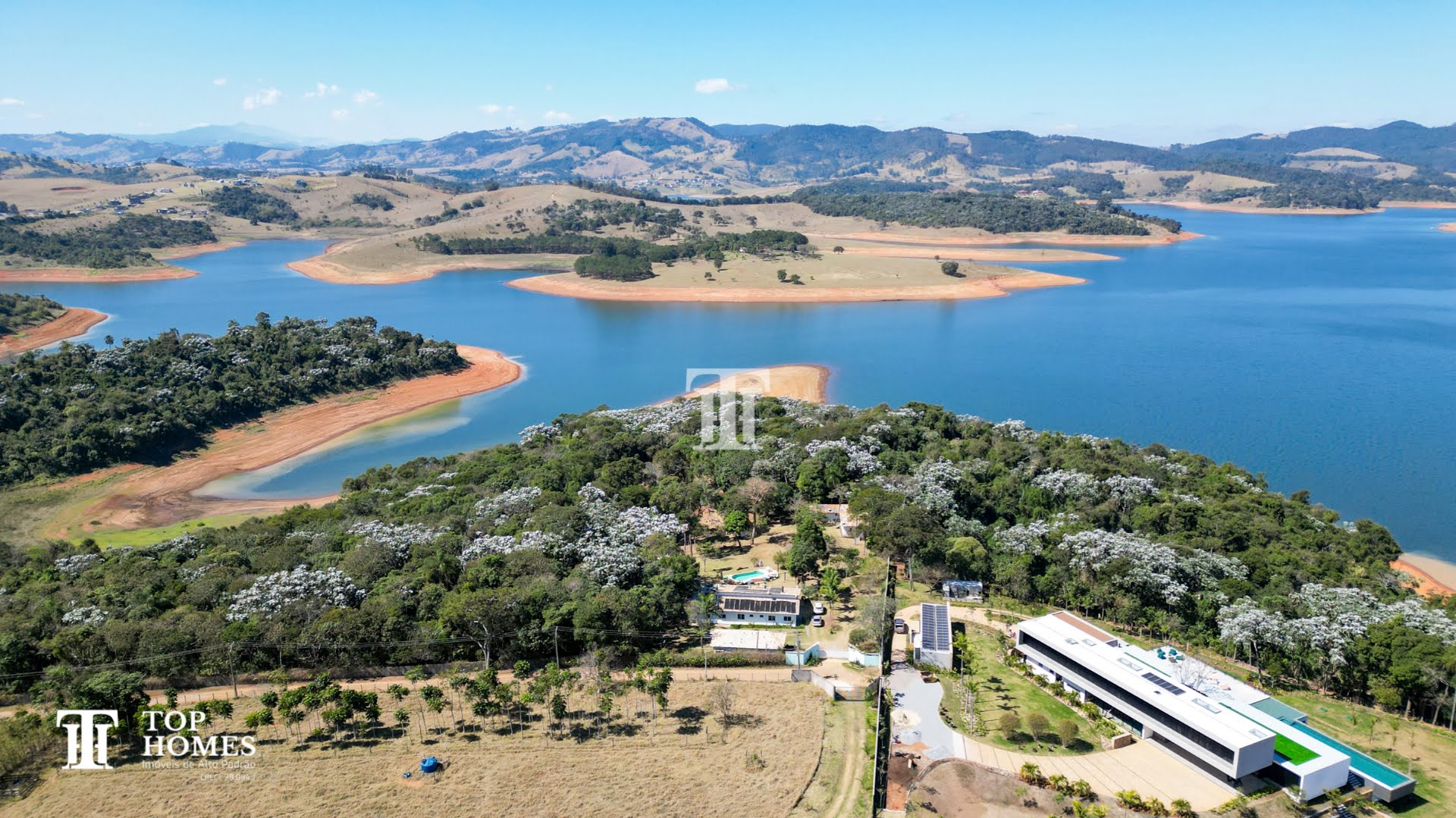 Sítio, chácara, rural à venda de frente com a represa em Joanópolis, Bragança Pta, Piracaia, Represa do Rio Jaguarí