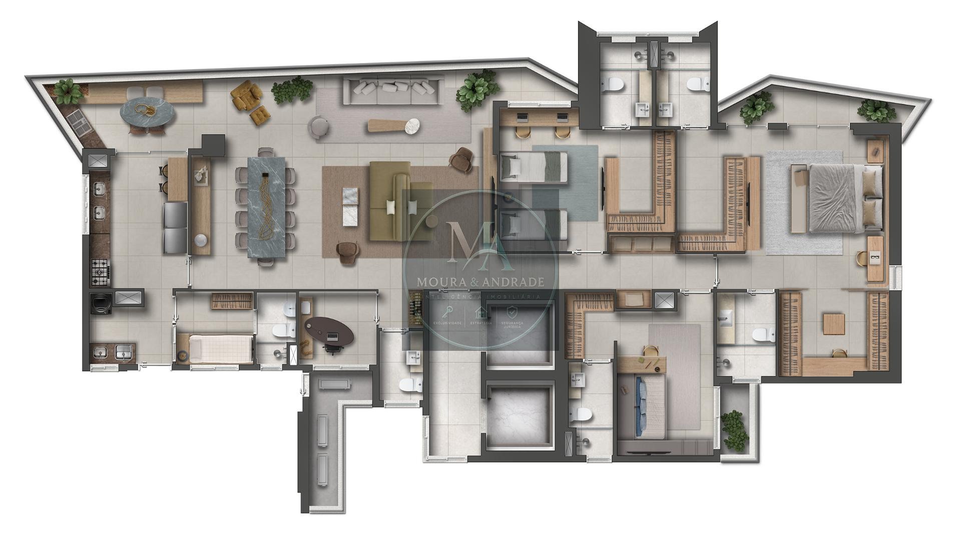 Apartamento à venda com 3 quartos, 3 suítes e 3 vagas no Cocó, Fortaleza (CE) — foto 25 de 30