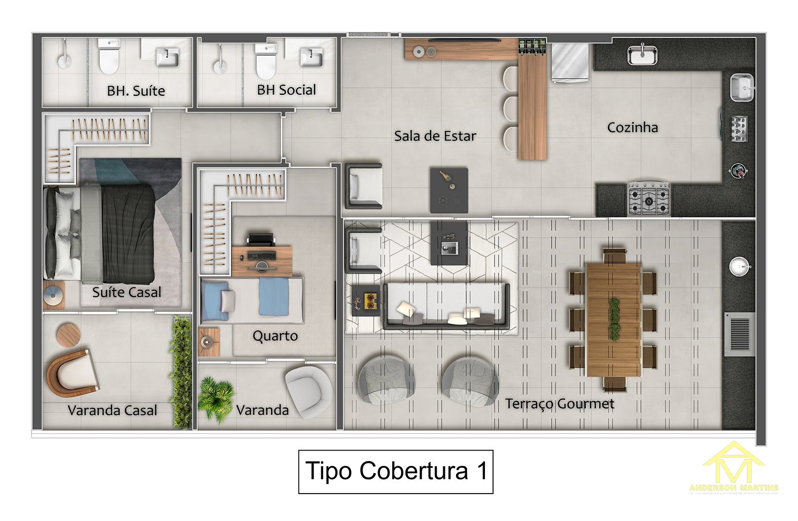 Apartamento à venda com 2 quartos, 1 banheiro, 2 vagas e 95m² no Praia da Costa, Vila Velha (ES) — foto 19 de 20
