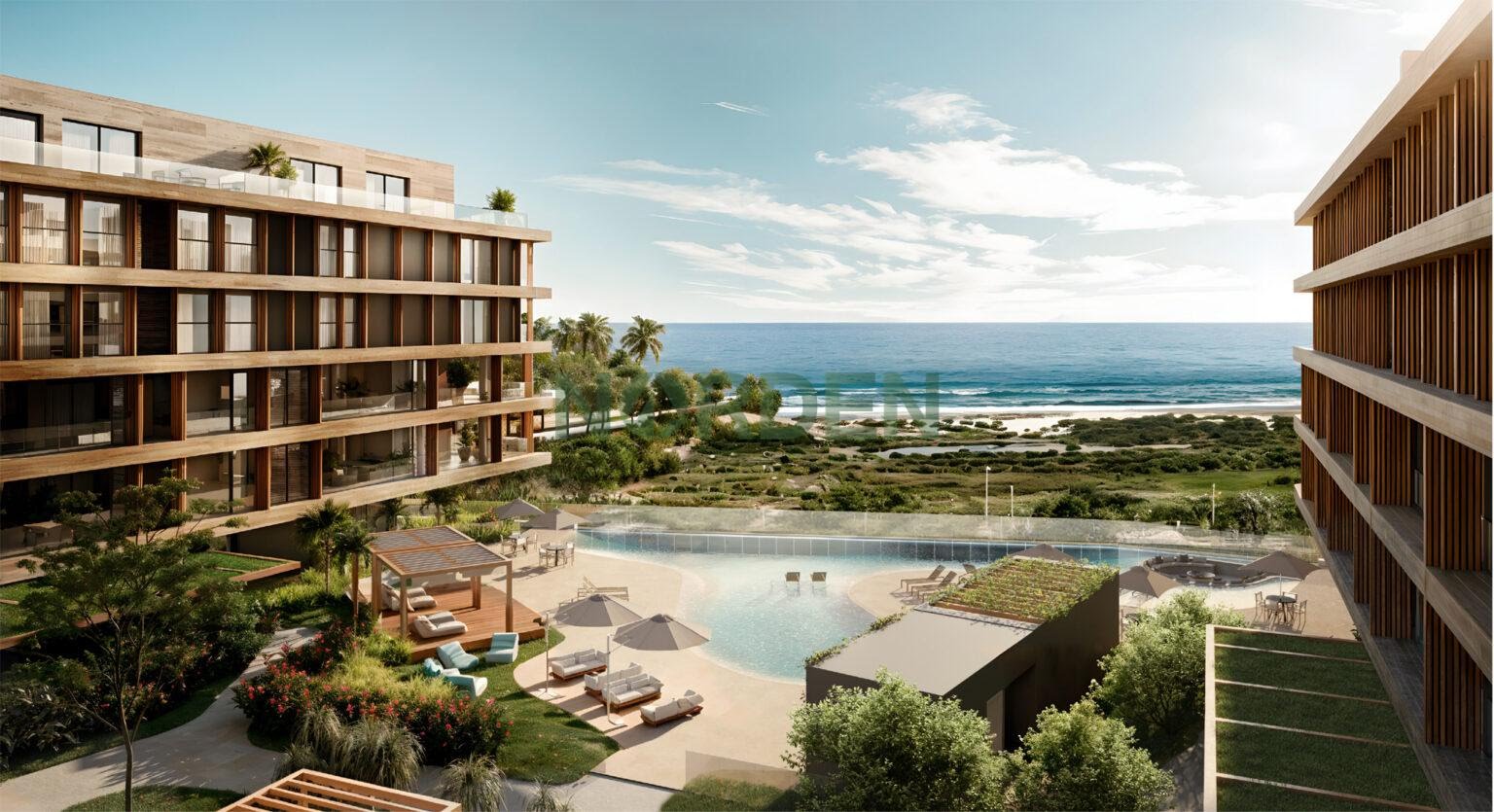 Apartamento de 42 m² com 1 quarto no Makai Beachfront Novo Campeche, Campeche