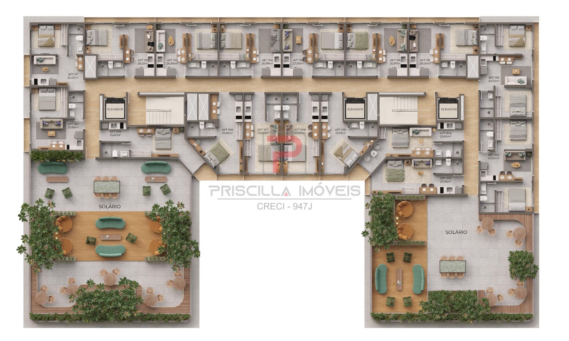 Apartamento à venda com 1 quarto, 1 banheiro, 1 vaga e 23m² no Intermares, Cabedelo (PB) — foto 11 de 30