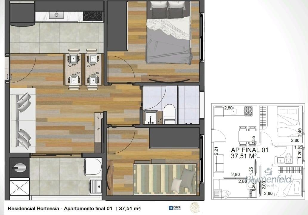 Apartamento à venda com 2 quartos, 1 banheiro, 1 vaga e 37m² no Nossa Senhora do Carmo, Arujá (SP) — foto 9 de 11