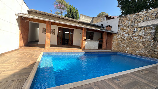 CASA SOBRADO 495m 4 DORM 3 SUÍTES COM PISCINA SAUNA AREA GOURMET SALÃO DE FESTAS ACEITA PERMUTA - CAMPESTRE - SANTO ANDRÉ - SP
