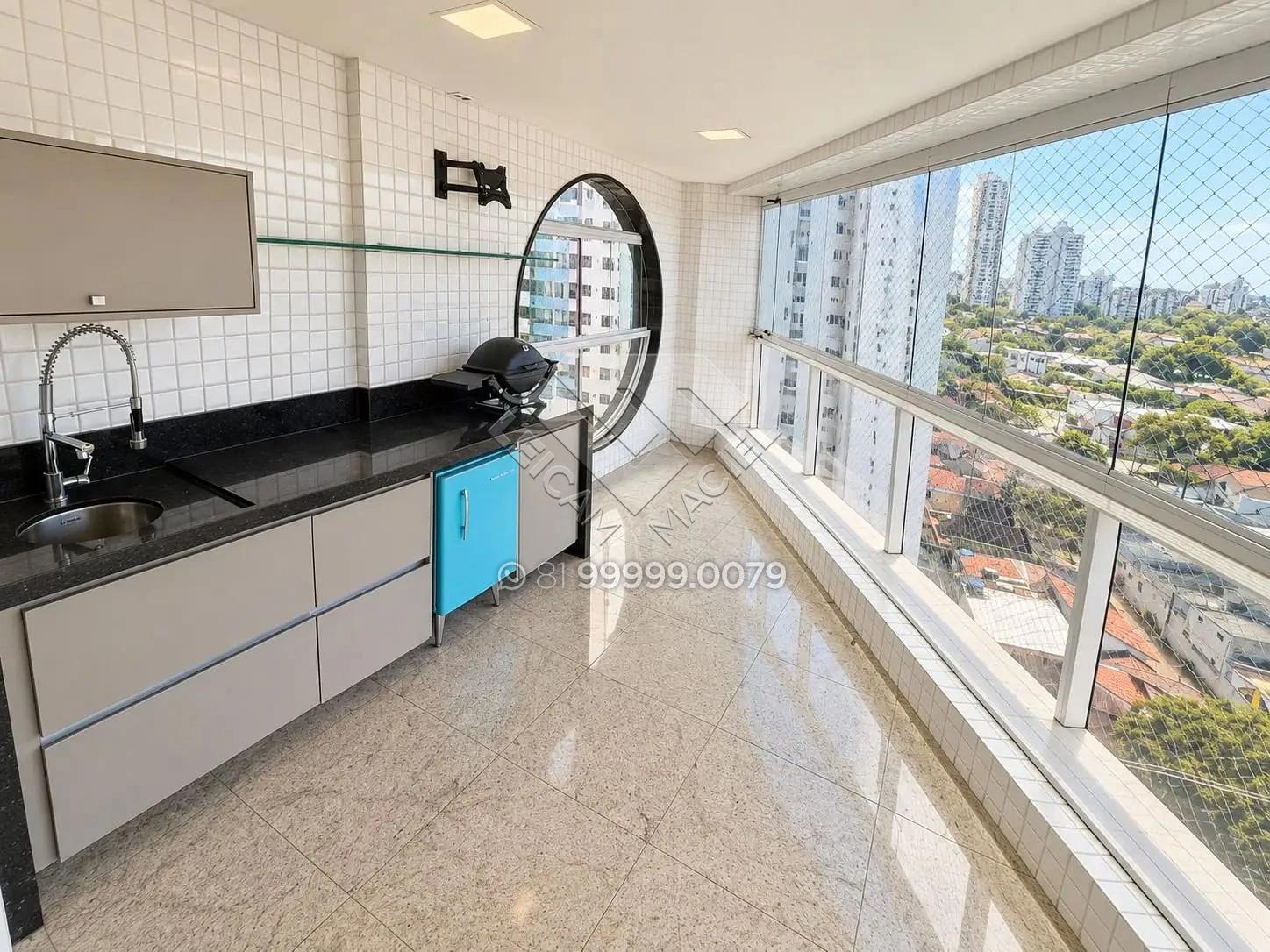 Compre Apartamento à venda em Casa Forte, Recife. 3 quartos, 1 por andar, varanda gourmet e lazer. Agende sua visita com Leicam Maciel!