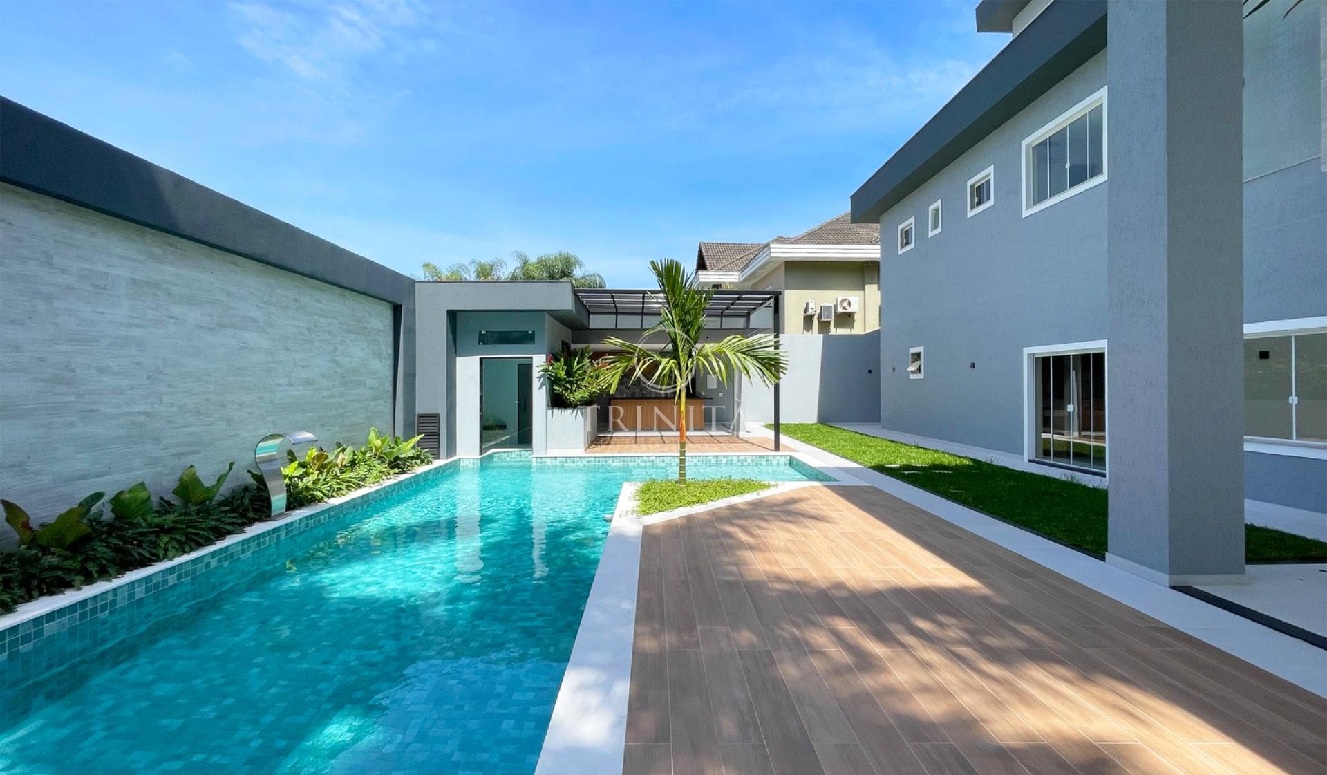 Área de lazer da casa a venda no condomínio Santa Monica Jardins