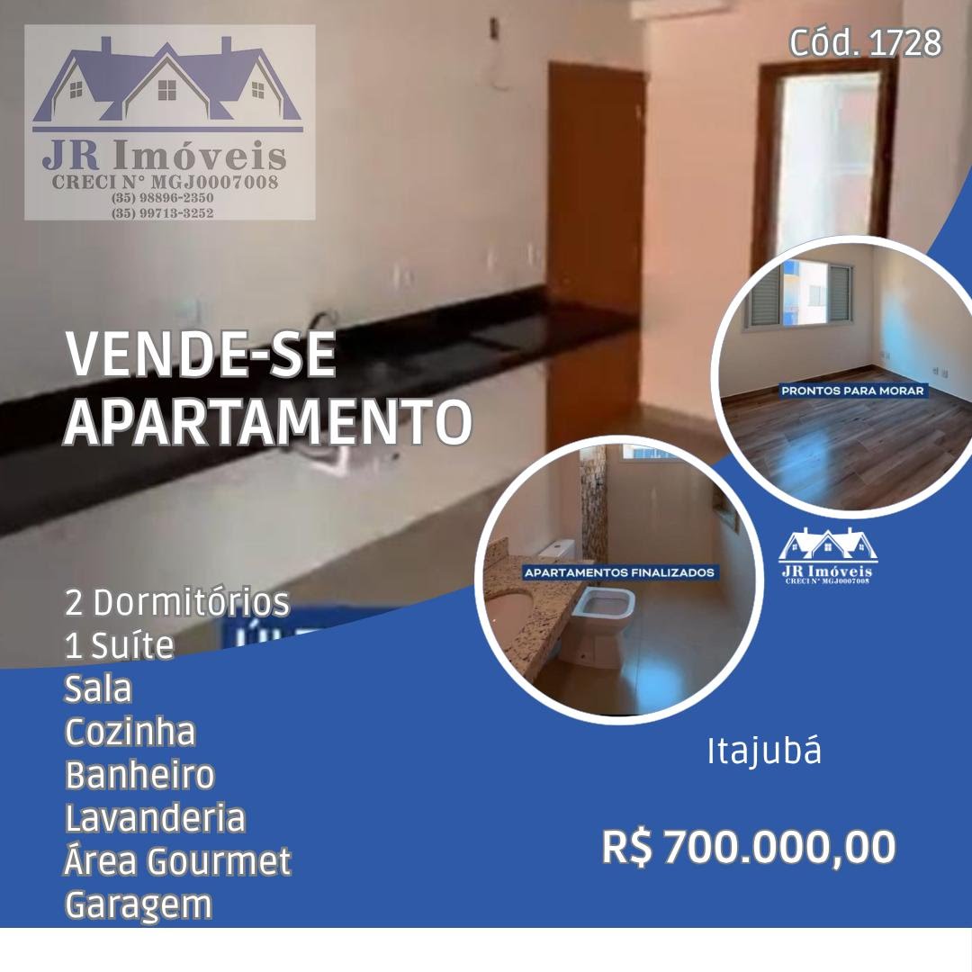 Apartamento à venda com 2 quartos, 1 suíte, 2 vagas e 135m² no Medicina, Itajubá (MG) — foto 2 de 7