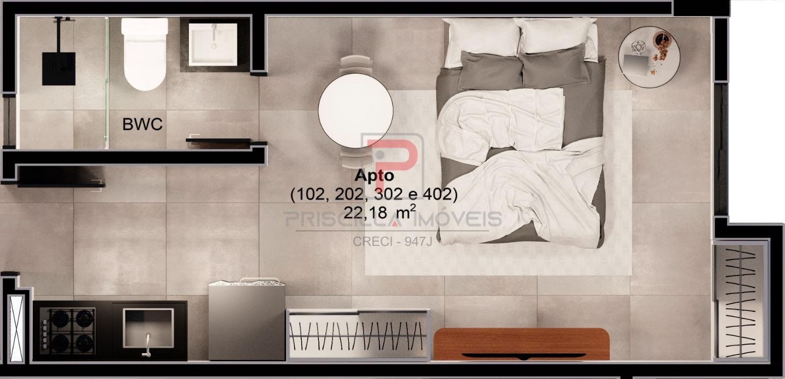 Apartamento à venda com 3 quartos, 1 suíte, 2 vagas e 66m² no Intermares, Cabedelo (PB) — foto 12 de 15