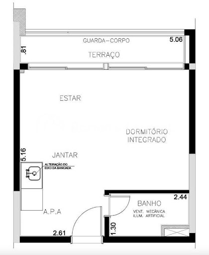 Apartamento, 1 quarto, 36 m² - Foto 23