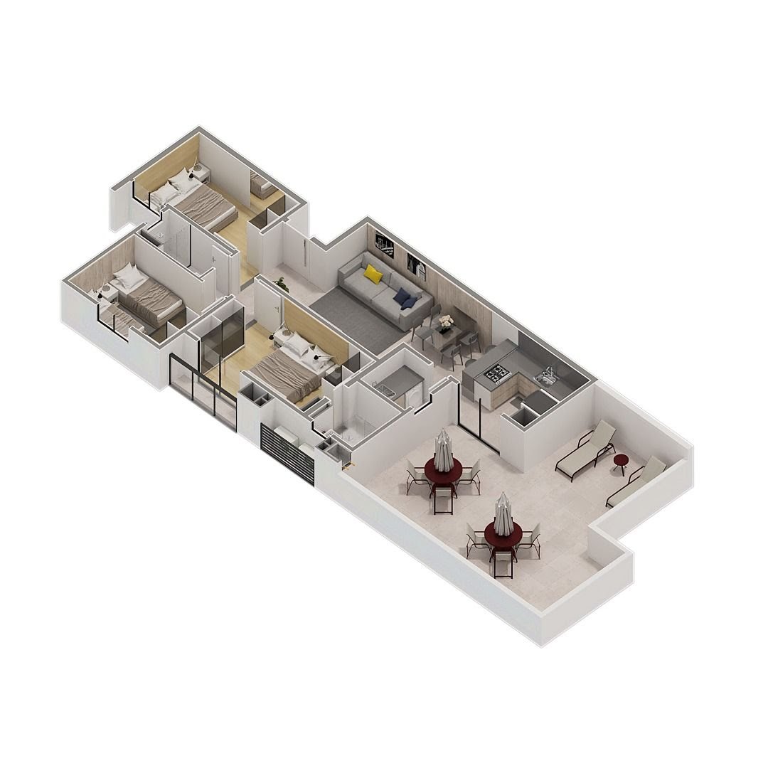 Apartamento à venda com 3 quartos, 2 banheiros, 1 vaga e 116m² no Escola Agrícola, Blumenau — foto principal