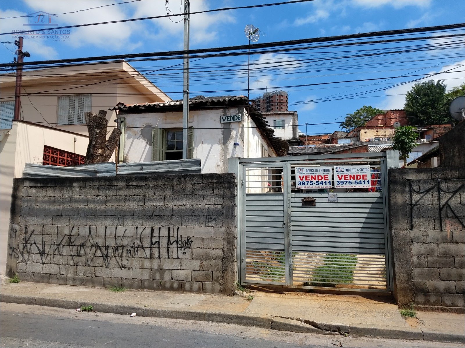 Frente de 10 metros