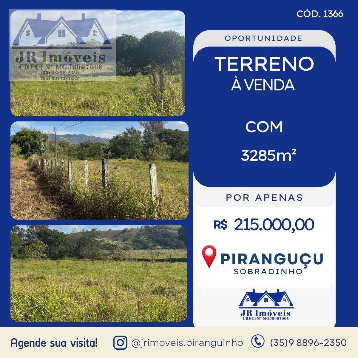 Terreno à venda com 3285m² de terreno no Sobradinho, Piranguçu — foto principal