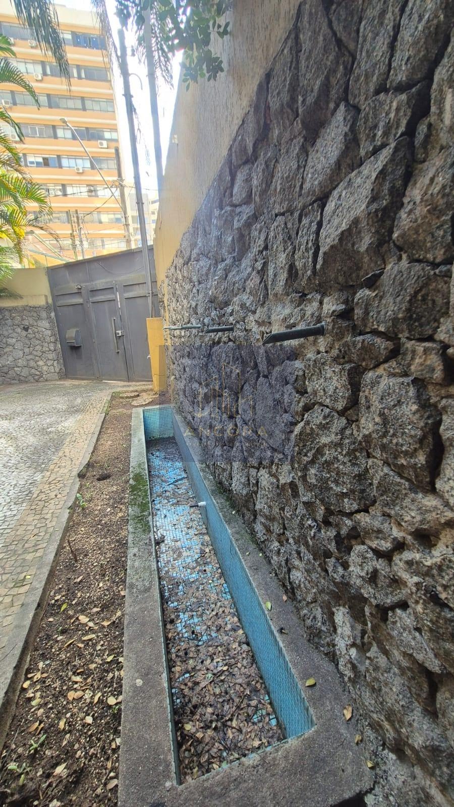 Jardim com fonte