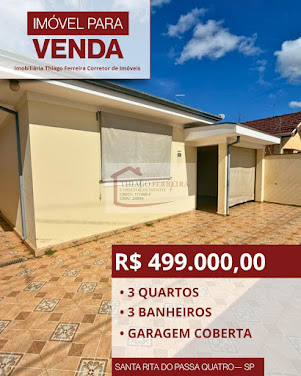 Casa em Jardim Cel Victor Meirelles  -  Santa Rita do Passa Quatro