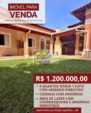 Casa em Jardim Bonanza  -  Santa Rita do Passa Quatro