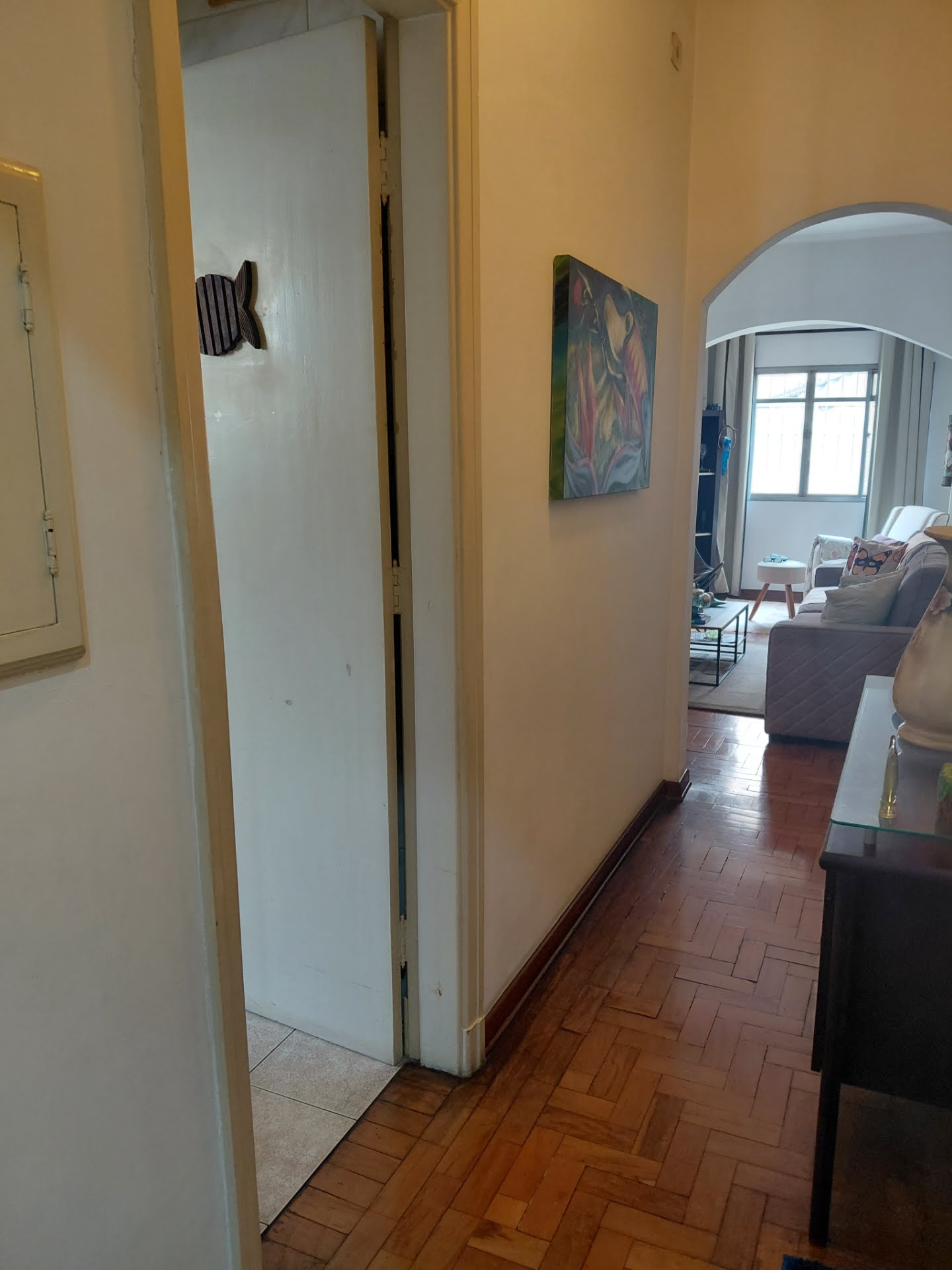 Corredor de entrada e sala