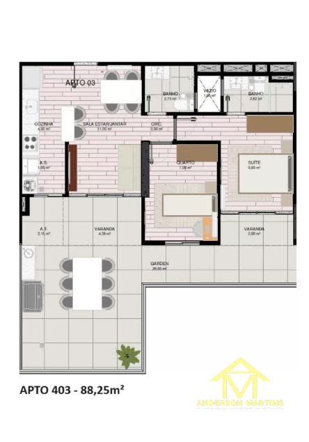 Apartamento à venda com 2 quartos, 2 banheiros, 1 vaga e 62m² no Praia de Itaparica, Vila Velha (ES) — foto 10 de 12