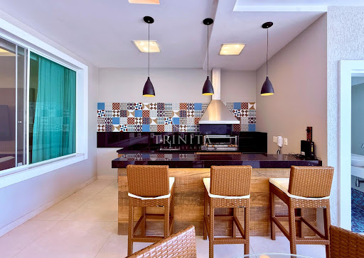 Área gourmet da casa à venda no condomínio Blue Houses