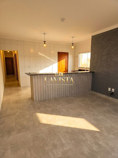 Vista da Sala e Cozinha