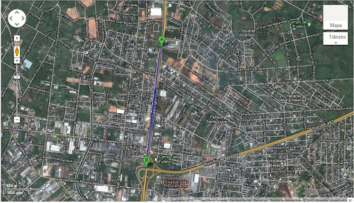 Distância entre imóvel e arco-metropolitano