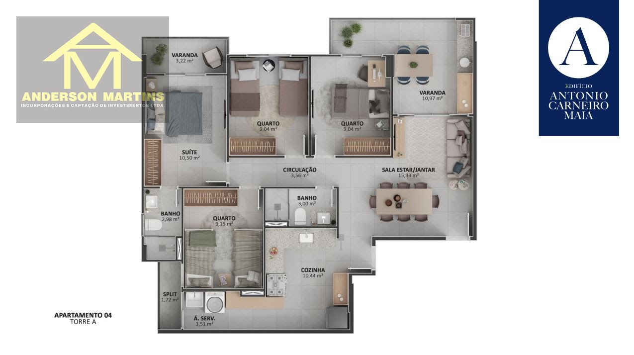 Apartamento à venda com 4 quartos, 4 banheiros, 2 vagas e 101m² no Praia da Costa, Vila Velha (ES) — foto 14 de 20