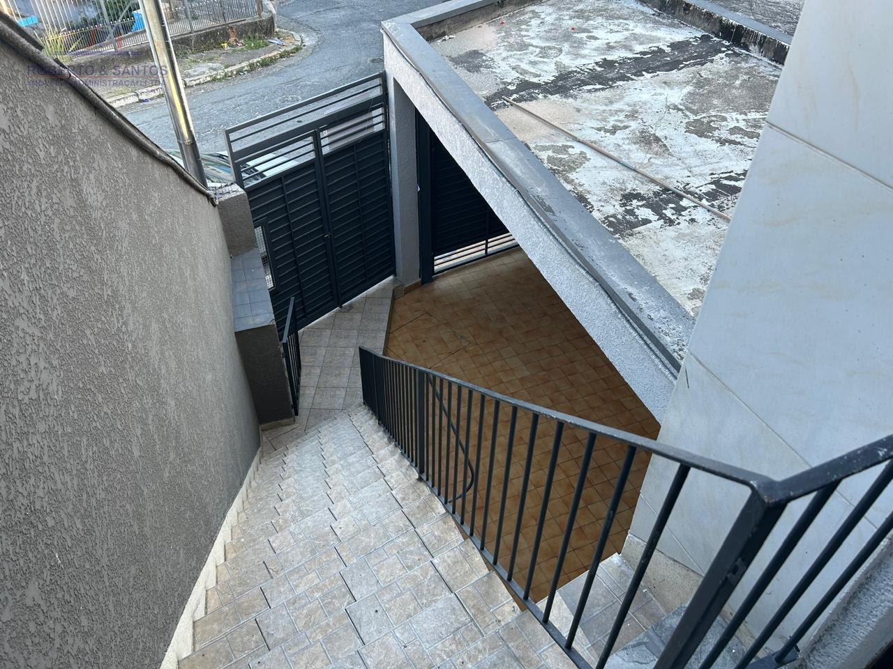 Escadas para a casa