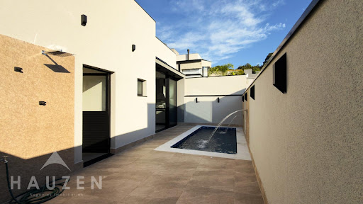 Piscina com aquecimento solar 