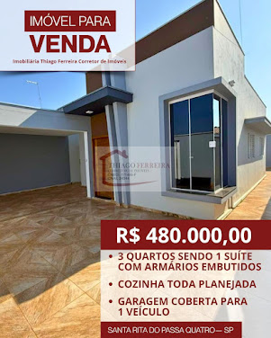 Casa em Jequitibá Rosa  -  Santa Rita do Passa Quatro